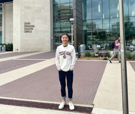 I will be joining Texas A&M Civil and Environmental Engineering as an Assistant Professor starting August 2023
