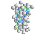 Competing flow and collision effects in a monodispersed liquid--solid fluidized bed at a moderate Archimedes number